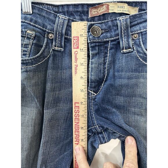 Big Star Jeans Womens 29L Blue Mid Wash Remy Low Rise Fit Boot Cut Cowgirl 31X31 - Picture 4 of 12